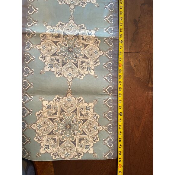 ENVOGUE 100% Cotton Art Nouveau Floral Table Runner. - Picture 9 of 9